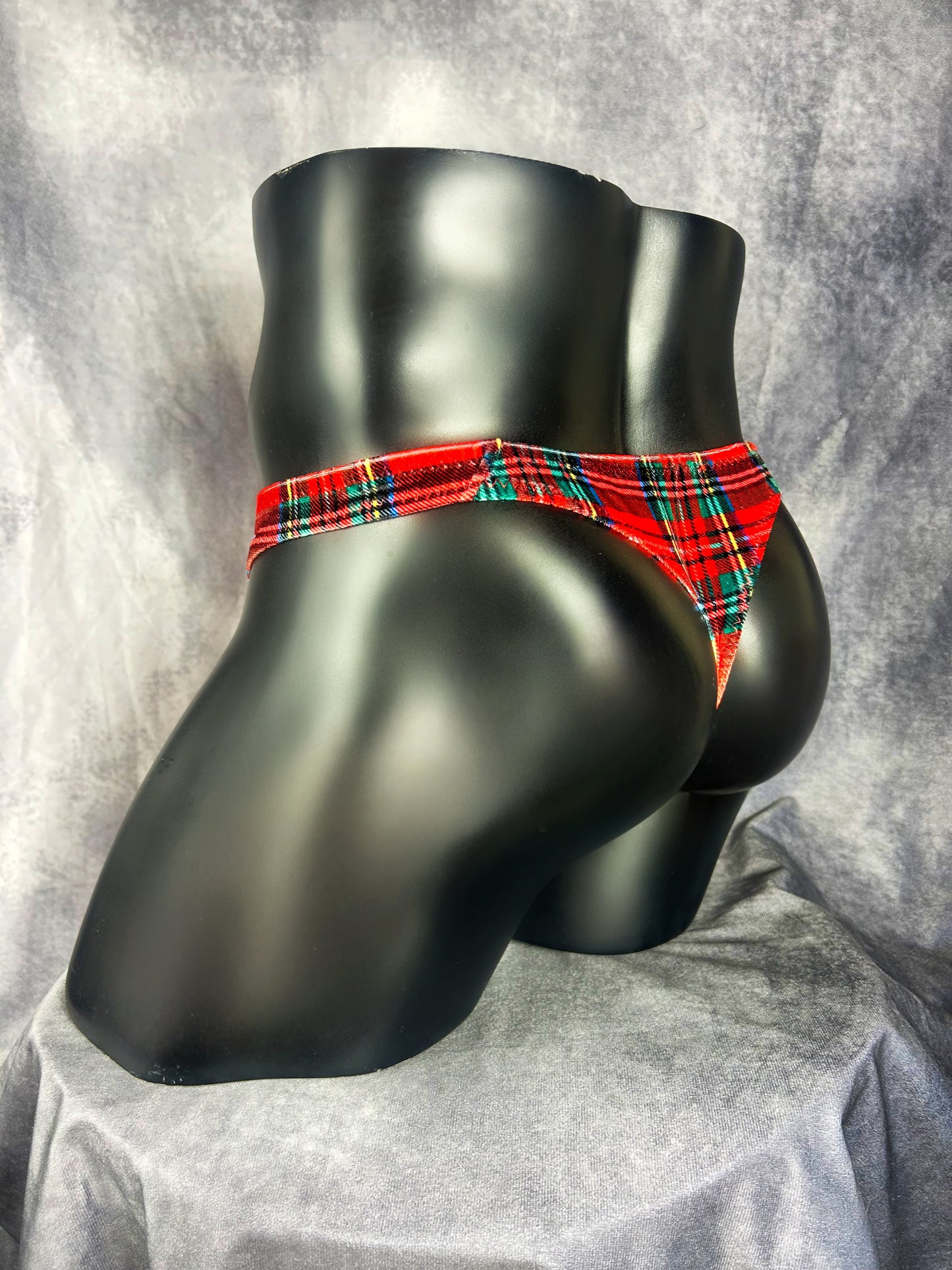 Velvet Holiday Plaid Briefs