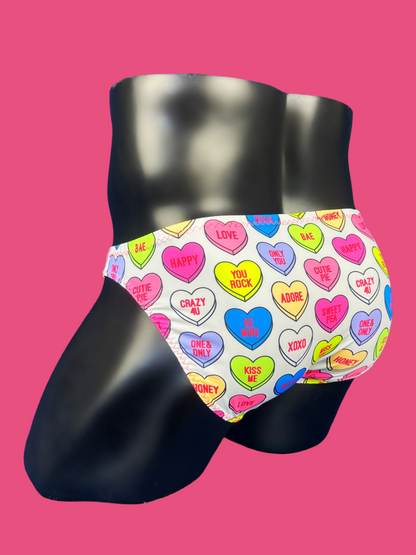 Valentine's Day Heart Candy Briefs