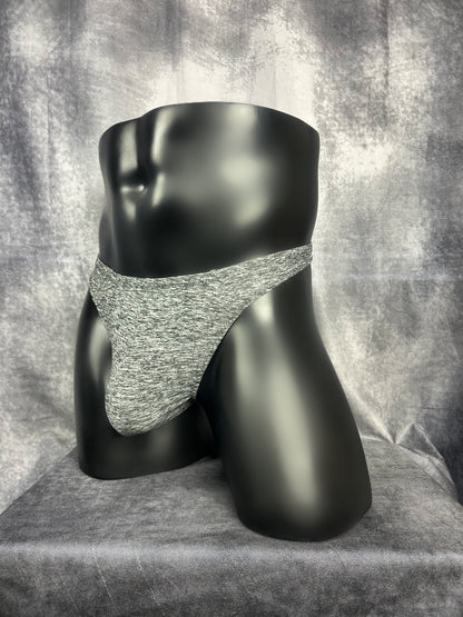 Black & Gray Thong