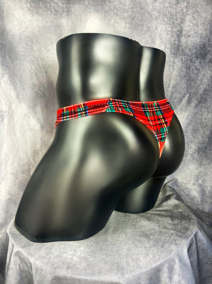 Velvet Holiday Plaid Briefs