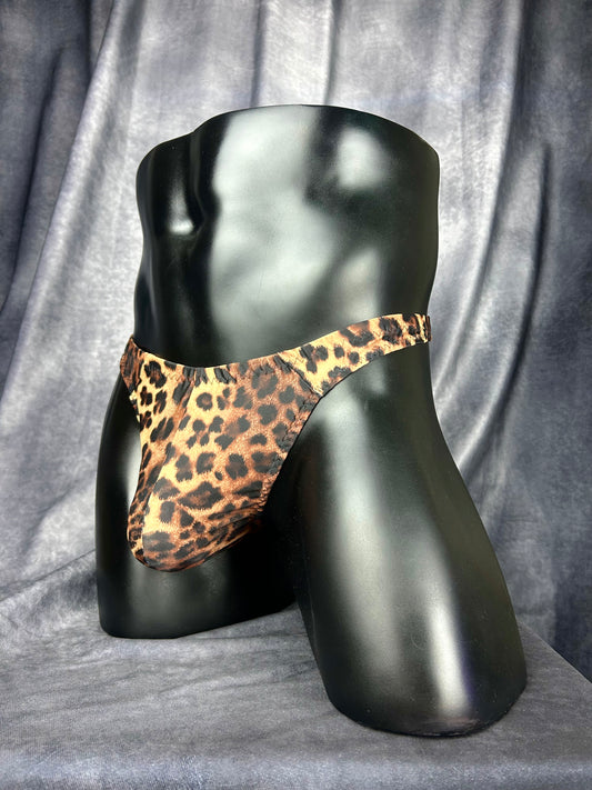 Leopard Thong